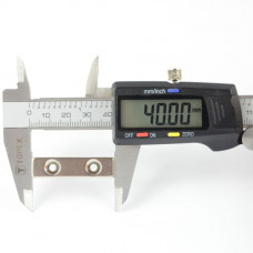 Магніт під потай 40x12x6mm-7 / 3.5mm х 2 отвори