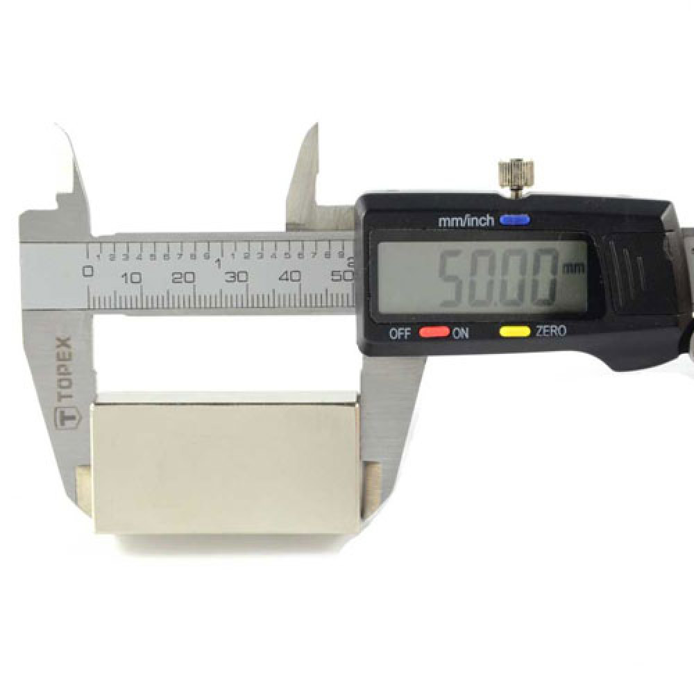 Магнит прямоугольник 50x25x12