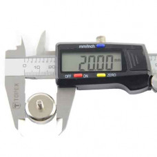 Магніт в корпусі з зовнішнім різьбленням С20