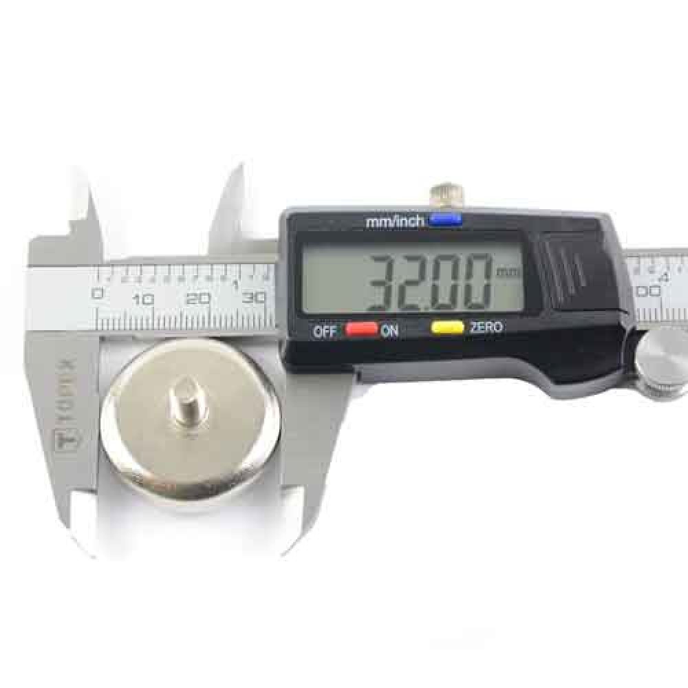 Магніт в корпусі з зовнішнім різьбленням С32