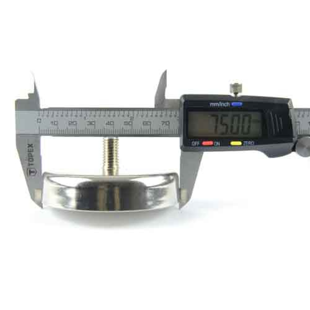 Магніт в корпусі з зовнішнім різьбленням С75