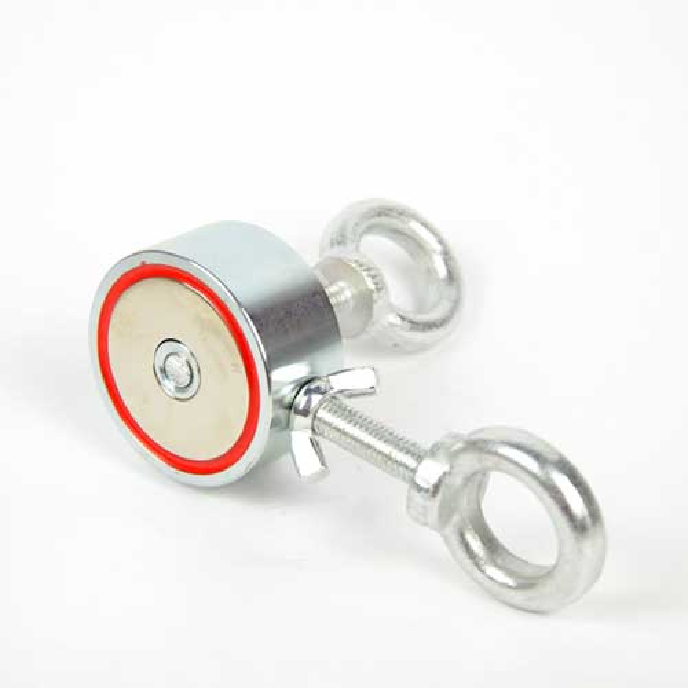 Поисковый двухсторонний магнит F=80*2  Premag