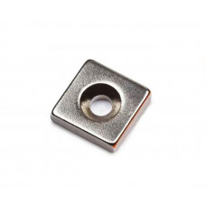 Магніт під потай 12x12x3mm 7/3 х 1 отвер.